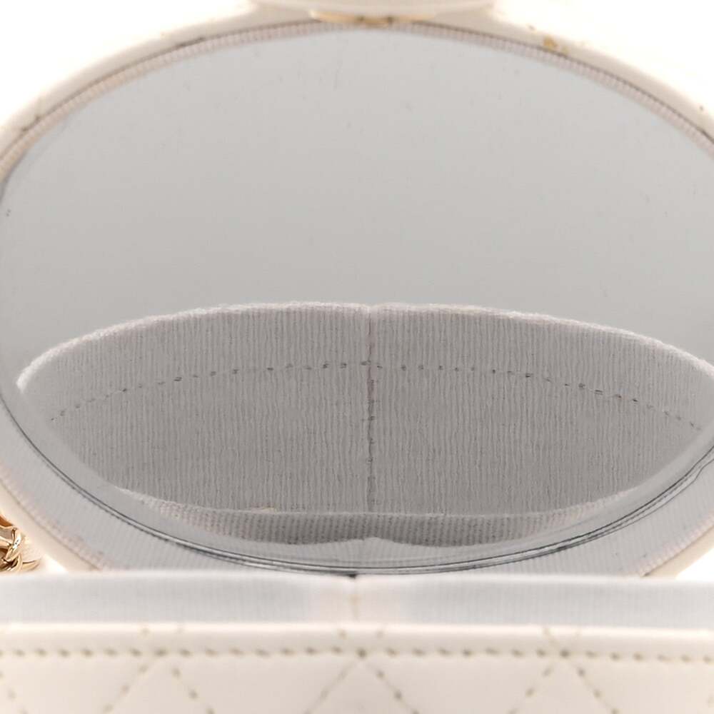Chanel Lambskin Quilted Round Mini #247274C19B - Picture 6 of 13
